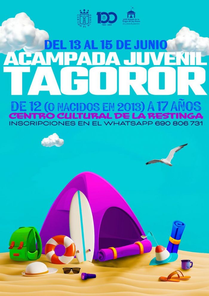 Cartel Acampada Tagoror 2025
