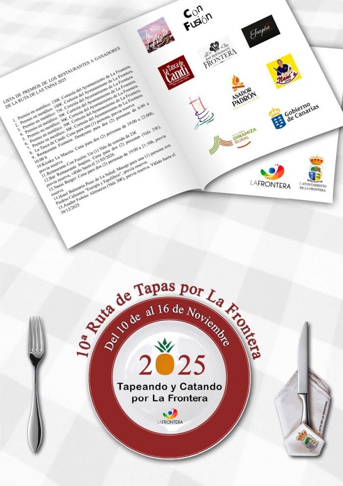 Diptico  Ruta de Tapas exterior 2025