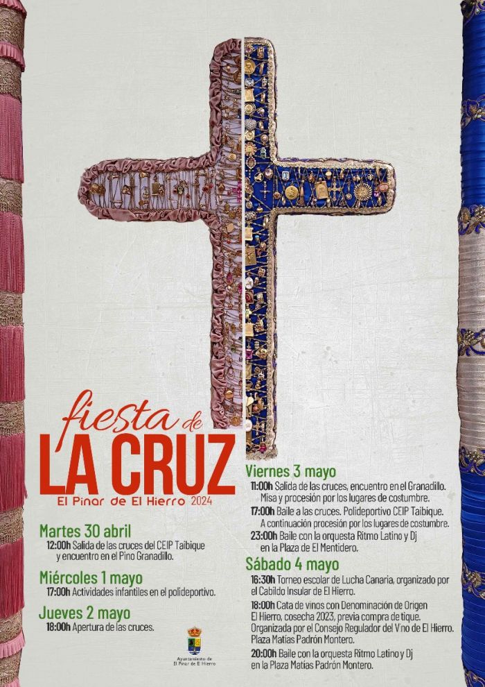 Cartel fiestas de La Cruz 2024