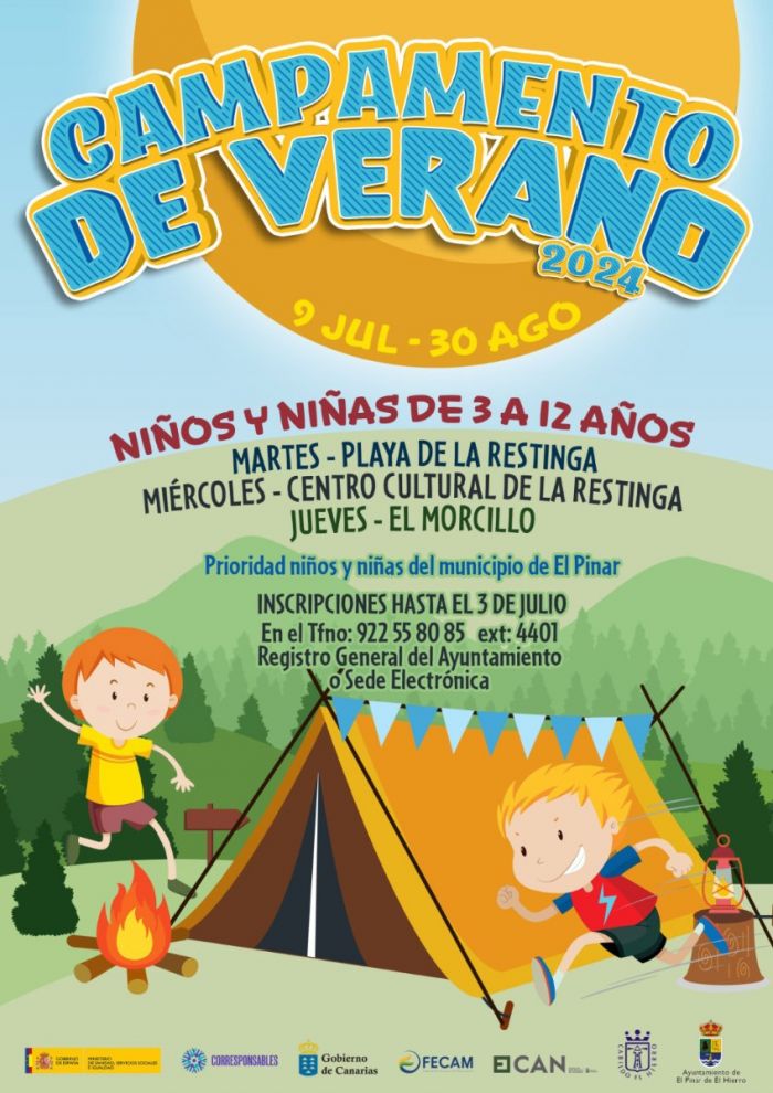 El Pinar-cartel campamento verano 2024