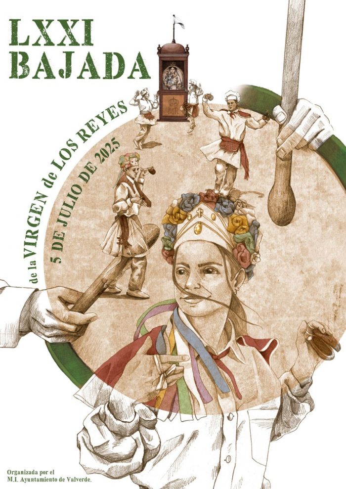 Cartel LXX Bajada de La Virgen de Los Reyes 2025