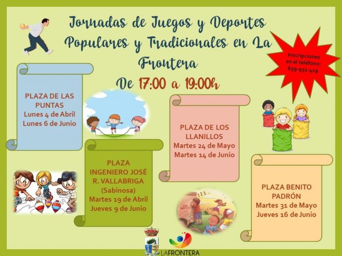 CARTEL juegos tradicionales