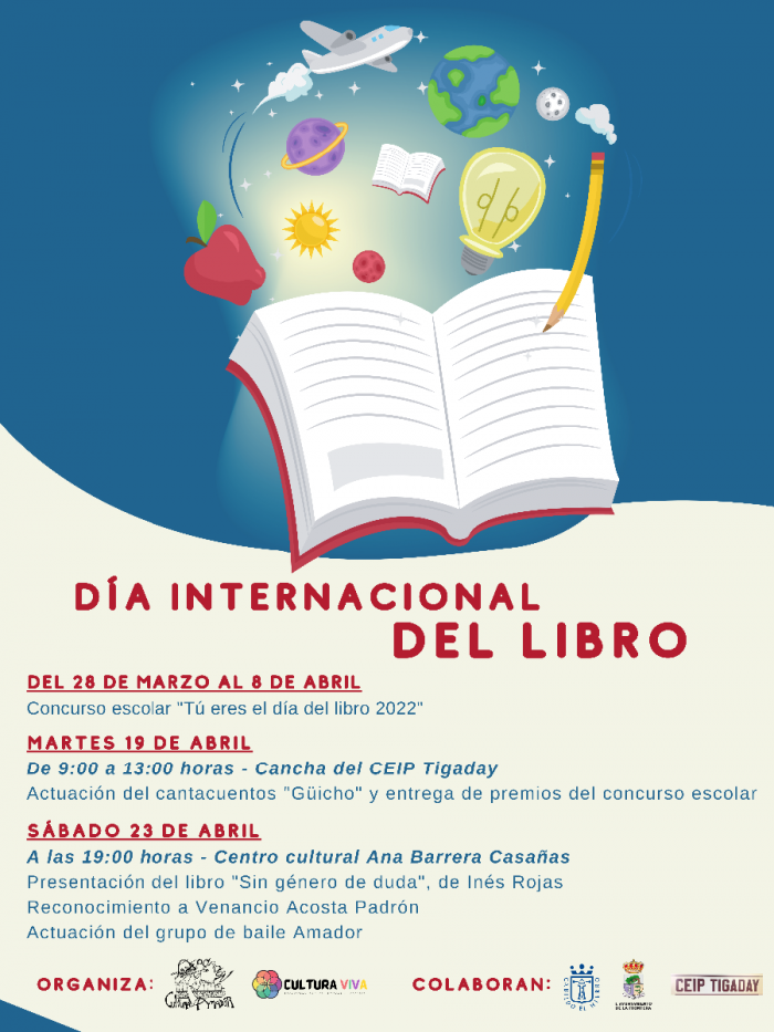 Cartel Día del libro 2022