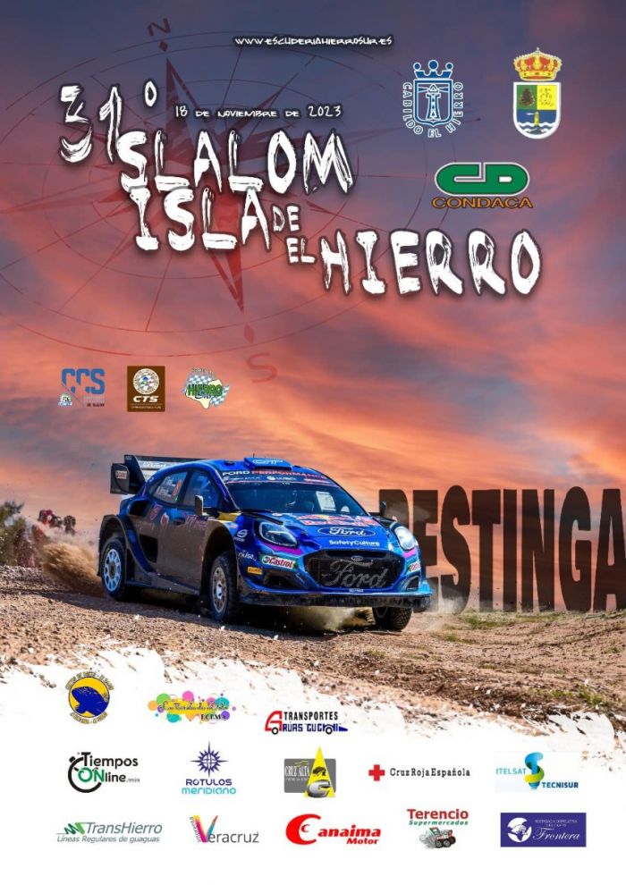 Cartel 31 Slalom Isla de El Hierro